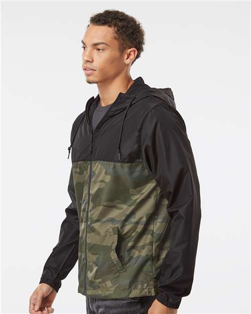 Independent Trading Co. Men's Lightweight Windbreaker Full-Zip Jacket EXP54LWZ