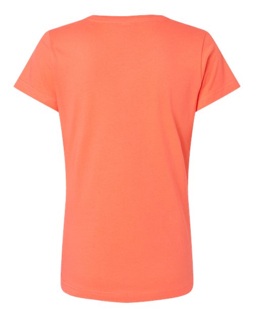 LAT Women's Fine Jersey V-Neck Tee 3507