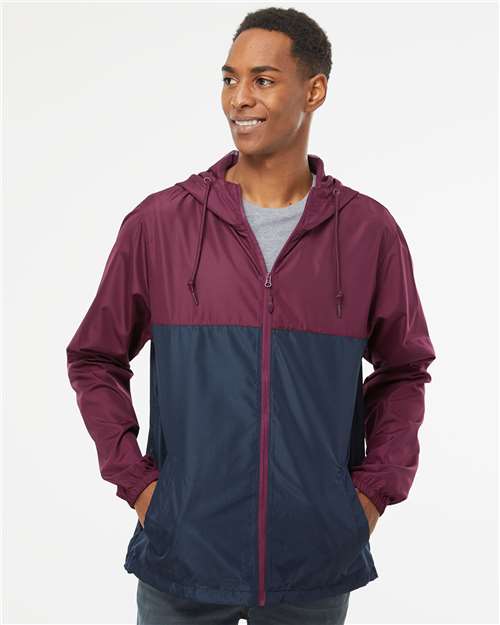Independent Trading Co. Men's Lightweight Windbreaker Full-Zip Jacket EXP54LWZ