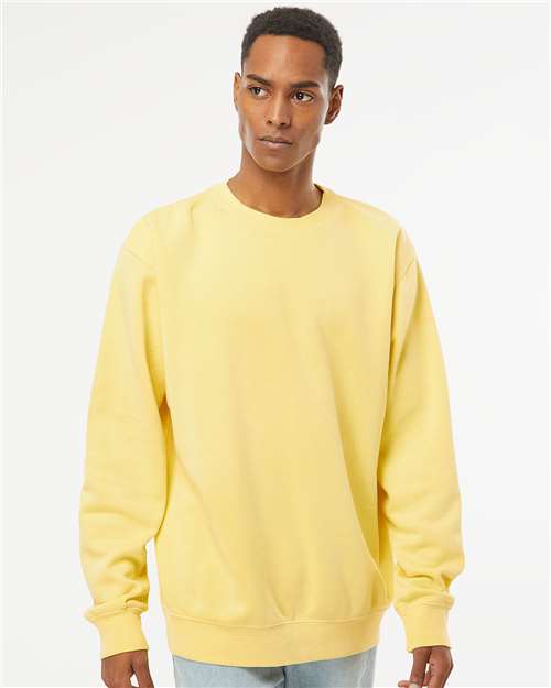 Independent Trading Co. Unisex Midweight Pigment-Dyed Crewneck Sweatshirt PRM3500