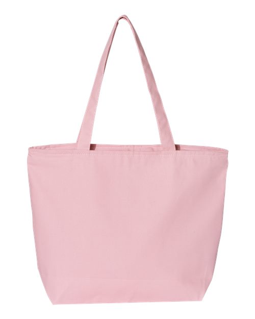 Q-Tees 25L Zippered Tote Q611