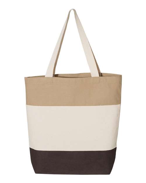 Q-Tees 11L Tri-Color Tote Q125900