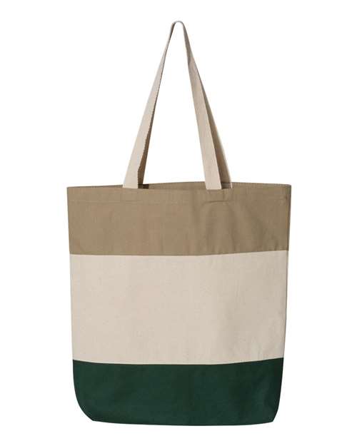 Q-Tees 11L Tri-Color Tote Q125900