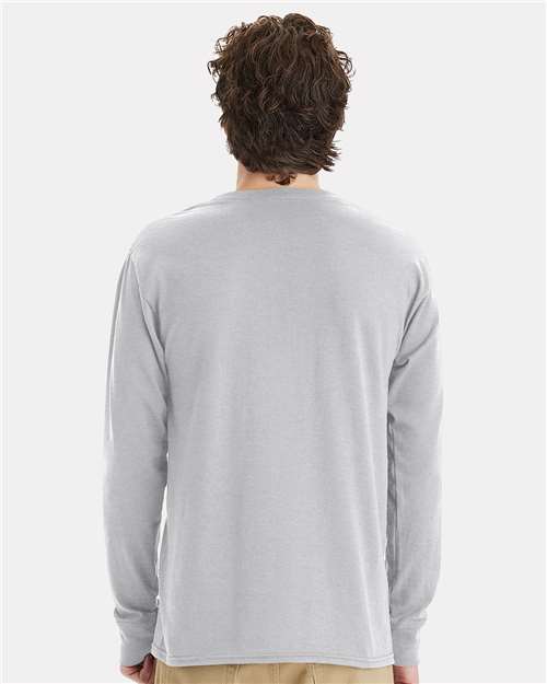 Hanes Unisex Workwear Long Sleeve Pocket T-Shirt W120