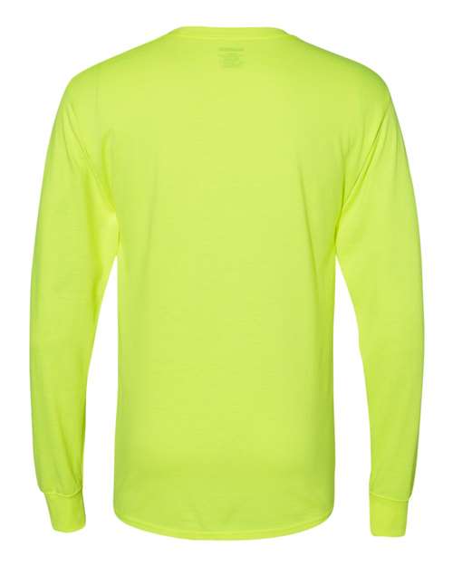 Hanes Unisex Workwear Long Sleeve Pocket T-Shirt W120