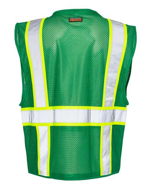 Kishigo Unisex EV Series® Enhanced Visibility Multi-Pocket Mesh Vest B100-111