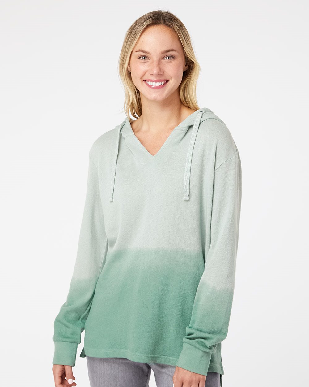 MV Sport Women's French Terry Ombré Hooded Sweatshirt W20185