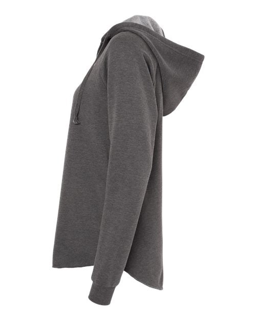 Independent Trading Co. Women’s Lightweight California Wave Wash Hooded Sweatshirt PRM2500
