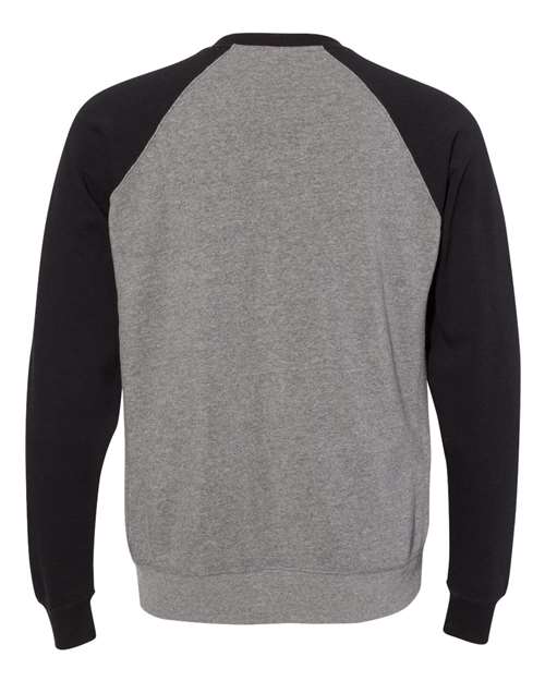 Independent Trading Co. Unisex Special Blend Raglan Crewneck Sweatshirt PRM30SBC