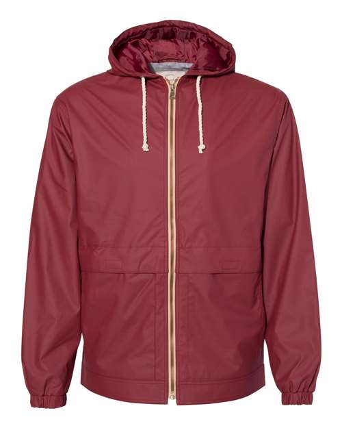 Weatherproof Unisex Vintage Hooded Rain Jacket 193910