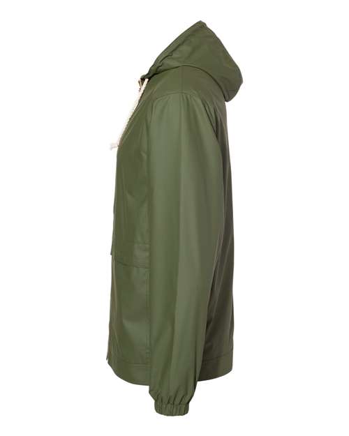 Weatherproof Unisex Vintage Hooded Rain Jacket 193910