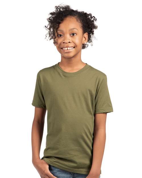 Next Level Youth Cotton Tee 3310