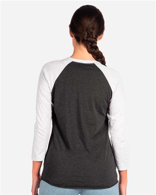 Next Level Unisex Triblend Three-Quarter Raglan Tee 6051