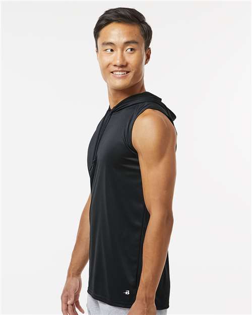Badger Men's B-Core Hooded Sleeveless T-Shirt 4108