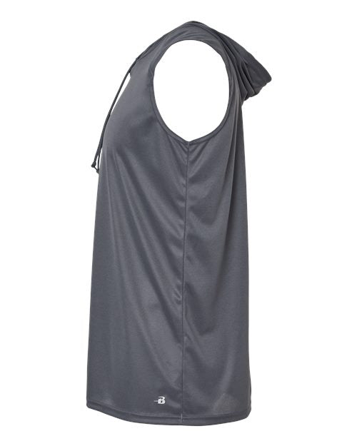 Badger Men's B-Core Hooded Sleeveless T-Shirt 4108