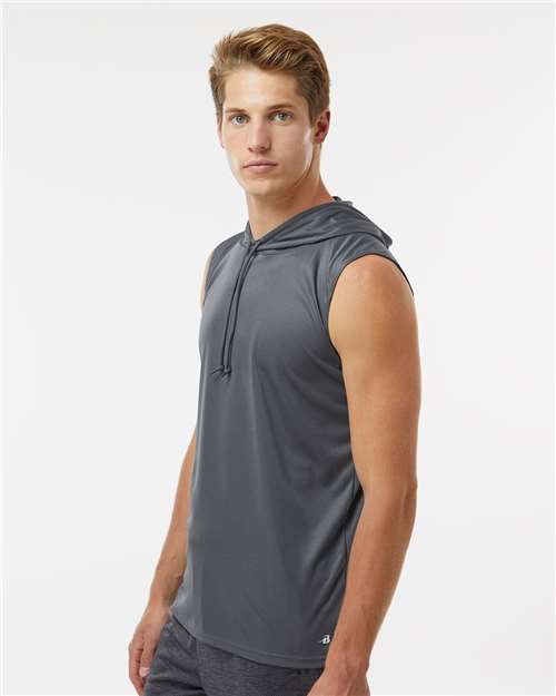 Badger Men's B-Core Hooded Sleeveless T-Shirt 4108