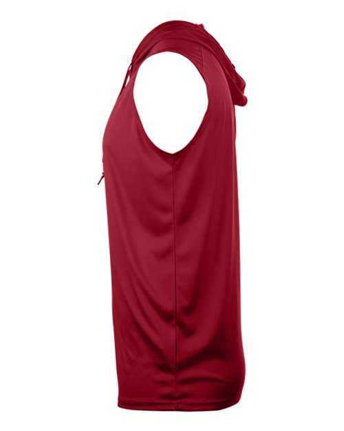 Badger Men's B-Core Hooded Sleeveless T-Shirt 4108