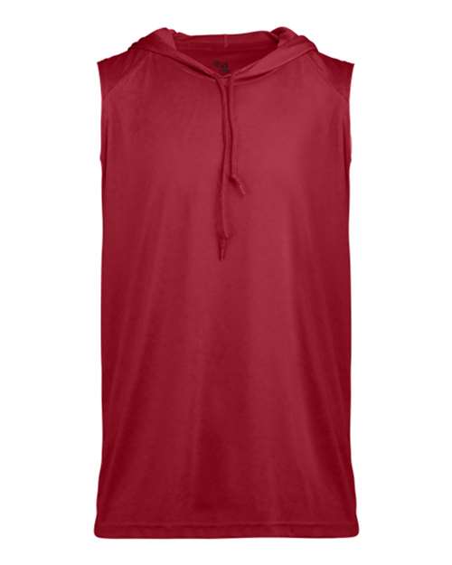 Badger Men's B-Core Hooded Sleeveless T-Shirt 4108