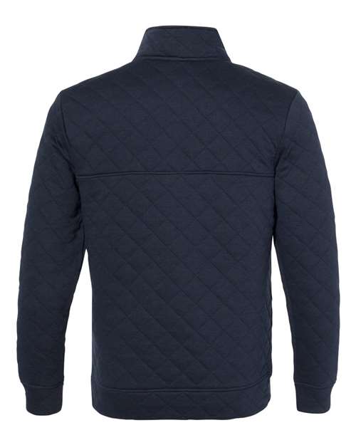 J. America Men's Quilted Half-Snap Pullover 8890
