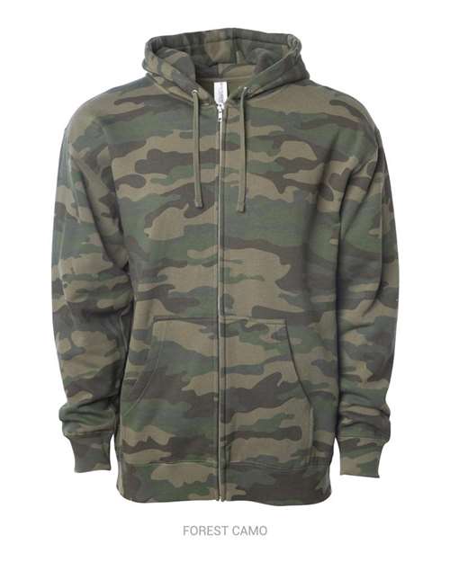 Independent Trading Co. Unisex Midweight Full-Zip Hooded Sweatshirt SS4500Z