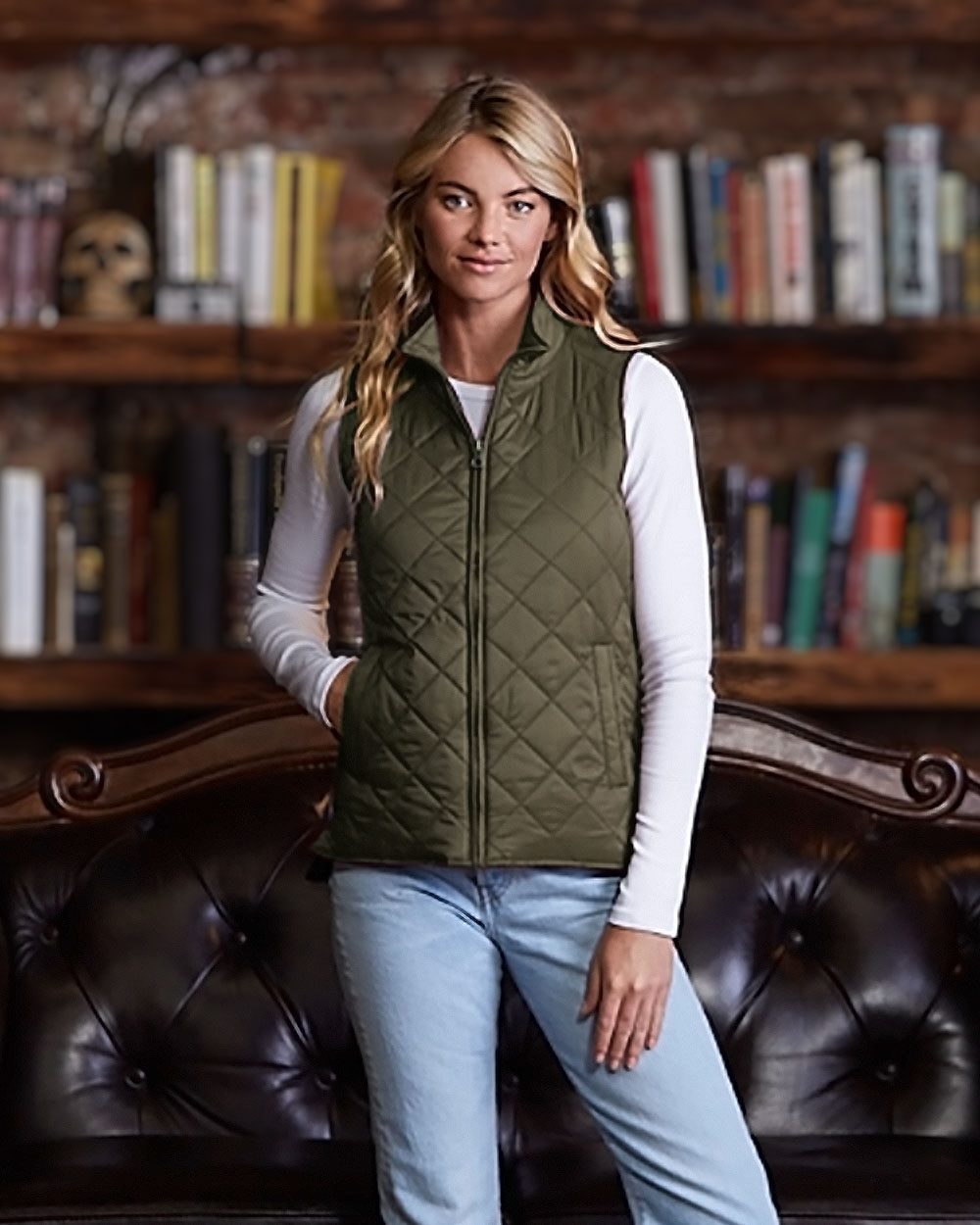 Weatherproof Women's Vintage Diamond Quilted Vest W207359