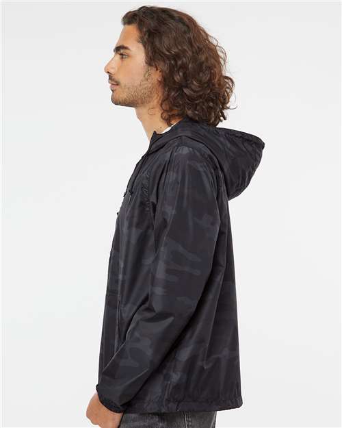 Independent Trading Co. Unisex Lightweight Quarter-Zip Windbreaker Pullover Jacket EXP54LWP