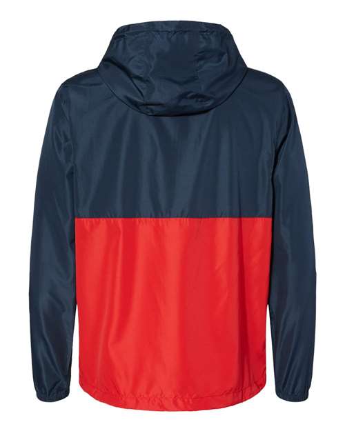 Independent Trading Co. Unisex Lightweight Quarter-Zip Windbreaker Pullover Jacket EXP54LWP