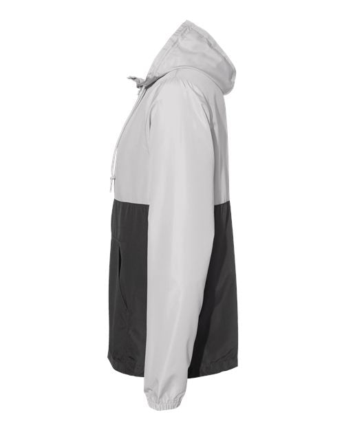 Independent Trading Co. Unisex Lightweight Quarter-Zip Windbreaker Pullover Jacket EXP54LWP