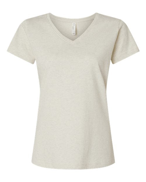 LAT Women's Fine Jersey V-Neck Tee 3507