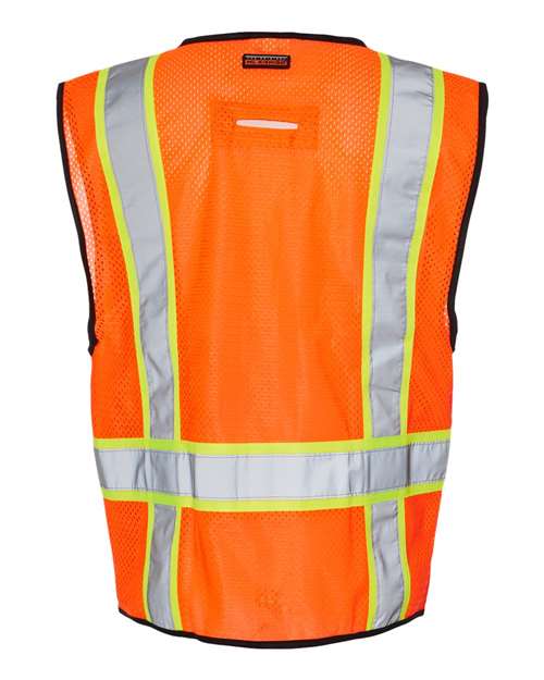 Kishigo Unisex 6 Pocket Contrast Class 2 Vest 1580-1581