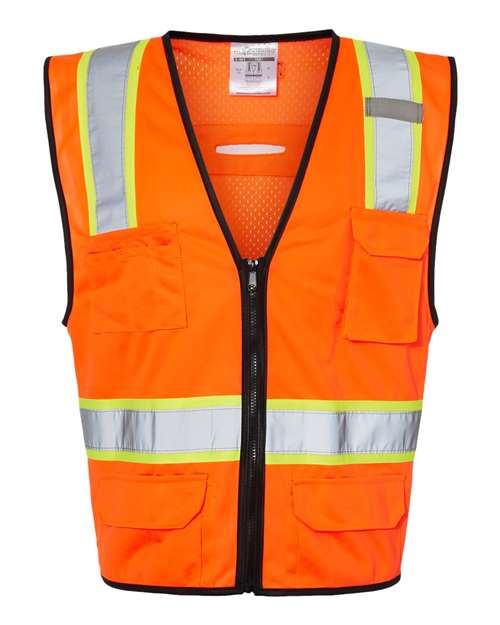 Kishigo Unisex 6 Pocket Contrast Class 2 Vest 1580-1581