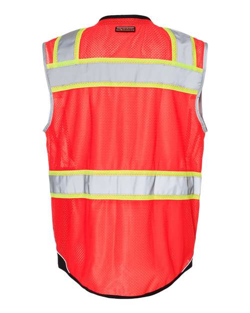 Kishigo Unisex Premium Black Series® Black Bottom Class 2 Vest 1515-1516