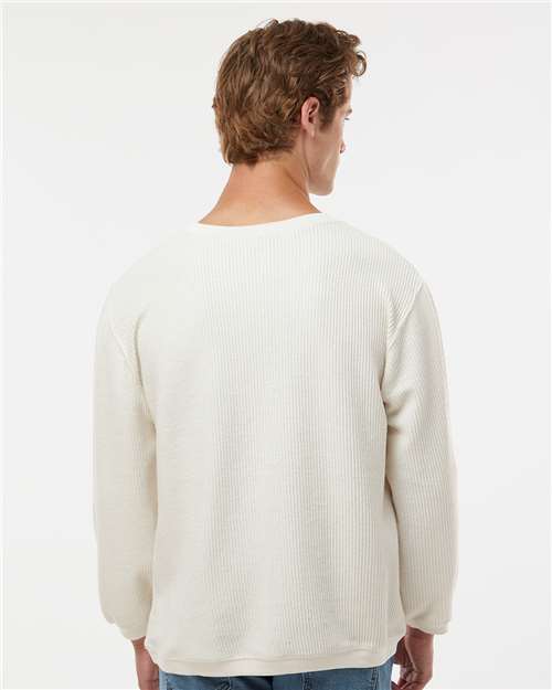 MV Sport Unisex Corded Crewneck Sweatshirt 19179