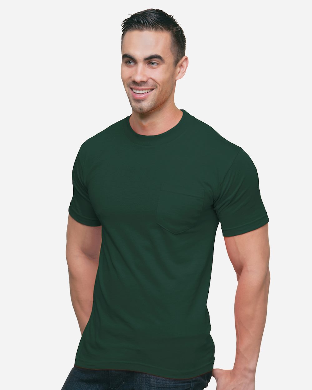 Bayside Unisex Union-Made Pocket T-Shirt 3015