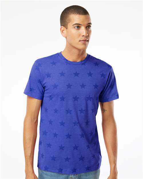 Code Five Unisex Star Print Tee 3929