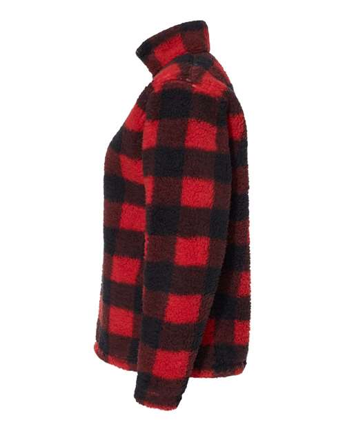J. America Women’s Epic Sherpa Quarter-Zip Pullover 8451
