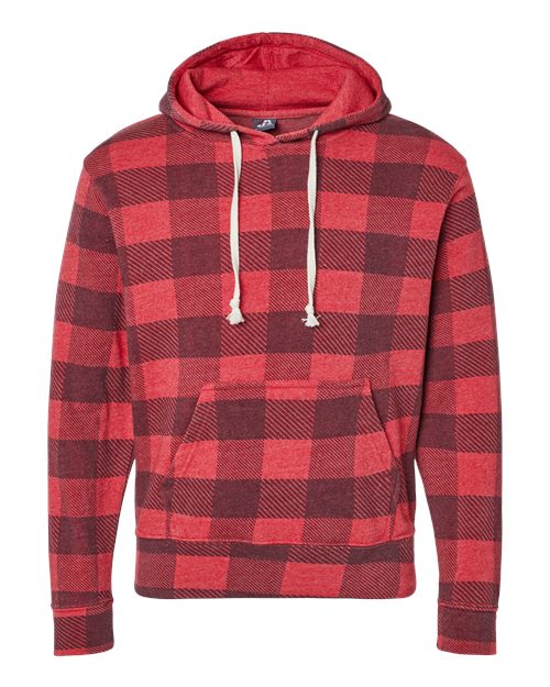 J. America Men's Triblend Fleece Hooded Sweatshirt 8871