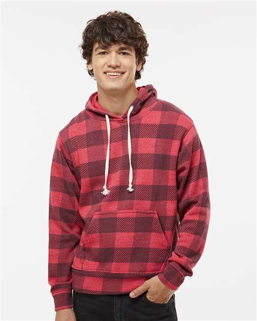 J. America Men's Triblend Fleece Hooded Sweatshirt 8871