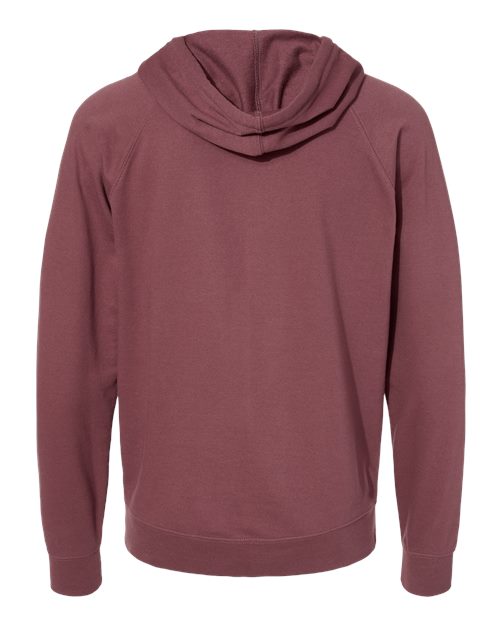 Independent Trading Co. Unisex Icon Lightweight Loopback Terry Full-Zip Hooded Sweatshirt SS1000Z
