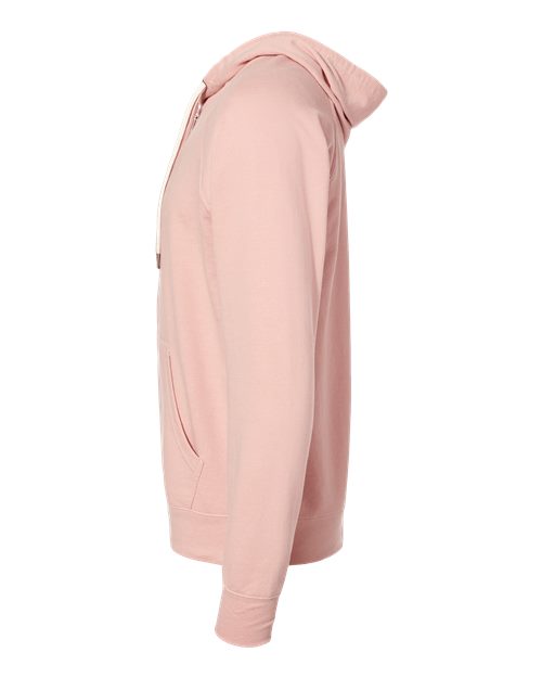 Independent Trading Co. Unisex Icon Lightweight Loopback Terry Full-Zip Hooded Sweatshirt SS1000Z