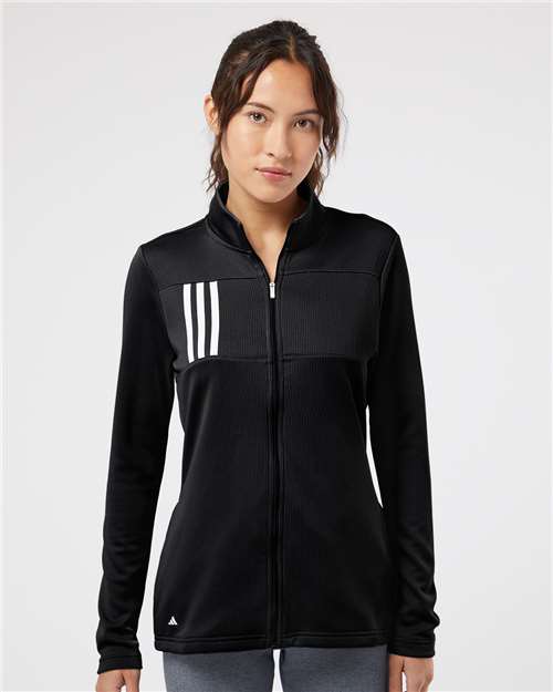 Adidas Women's 3-Stripes Double Knit Full-Zip Jacket A483
