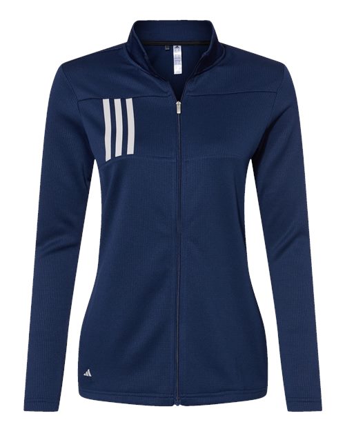 Adidas Women's 3-Stripes Double Knit Full-Zip Jacket A483