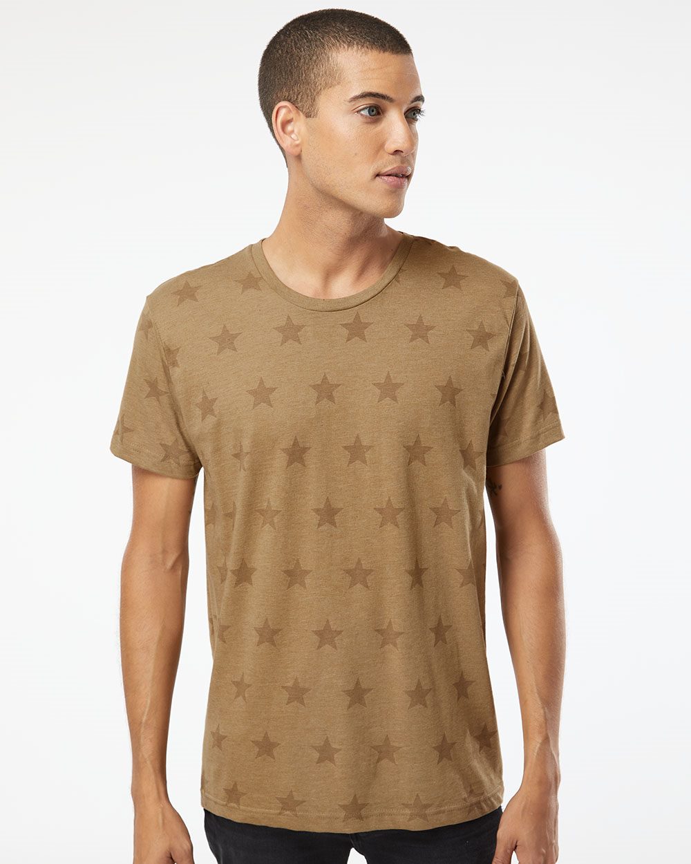 Code Five Unisex Star Print Tee 3929
