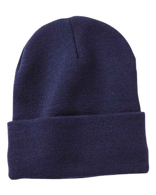 Sportsman 12" Jersey Lined Cuffed Beanie SP12JL