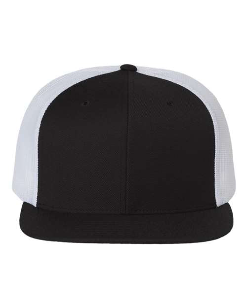 Richardson Wool Blend Flat Bill Trucker Cap 511