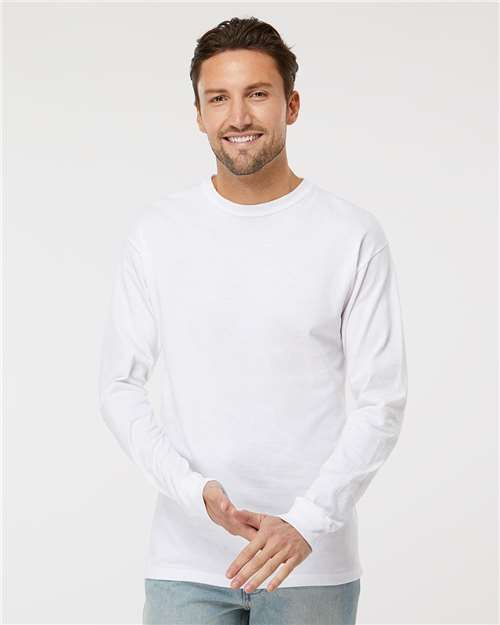 M&O Unisex Gold Soft Touch Long Sleeve T-Shirt 4820