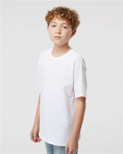 M&O Youth Gold Soft Touch T-Shirt 4850