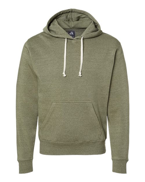 J. America Men's Triblend Fleece Hooded Sweatshirt 8871