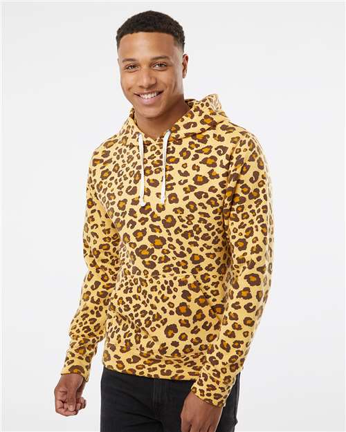 J. America Men's Triblend Fleece Hooded Sweatshirt 8871