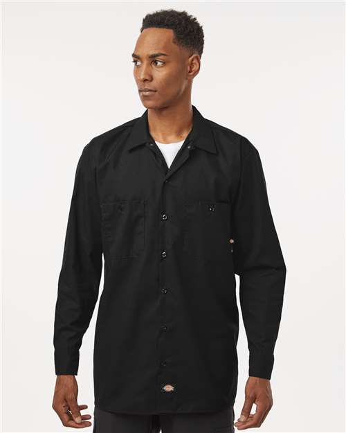Dickies Men's Industrial Long Sleeve Work Shirt L535